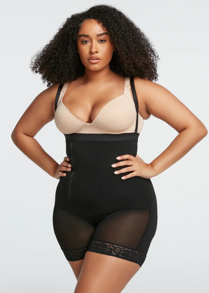 Side zipper body shaper