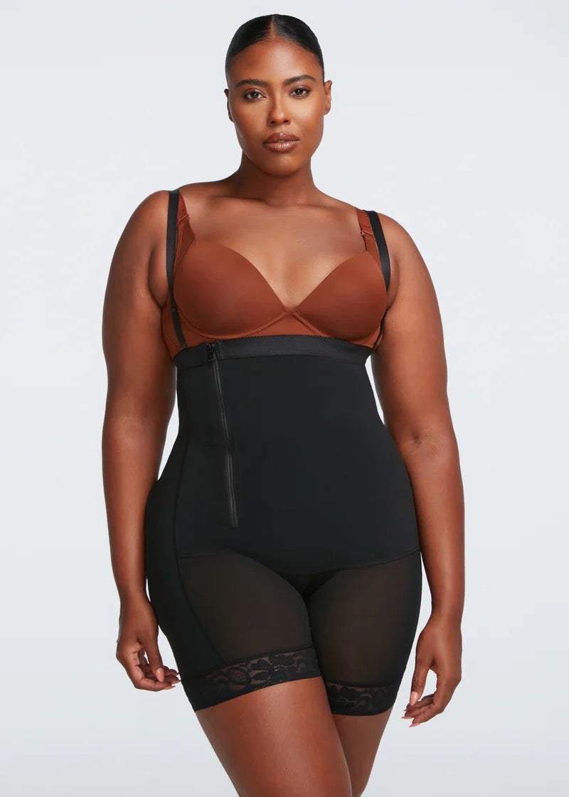 Side zipper body shaper