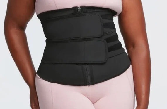 Double strapped waist trainer